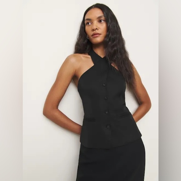 Reformation Tops - REFORMATION Tate Black Tank 6